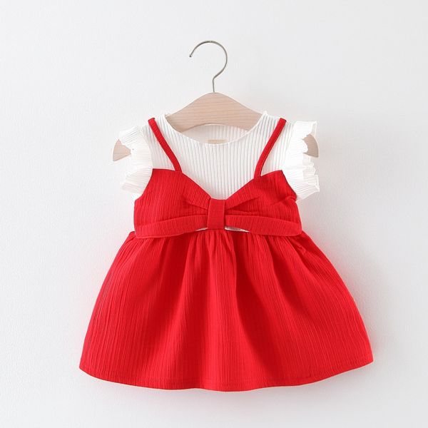 4 pieces/lot) 2019 children's summer clothing girl's dress patchwork pattern baby girls dresses 030930, Red;yellow
4 pieces/lot) 2019 children's summer clothing girl's dress patchwork pattern baby girls dresses 030930, Red;yellow
