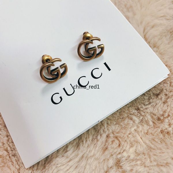 italy brand jewelry earrings retro copper alphabet designer earrings elagant women stud earrings fashion style with box, Golden;silver
italy brand jewelry earrings retro copper alphabet designer earrings elagant women stud earrings fashion style with box, Golden;silver
