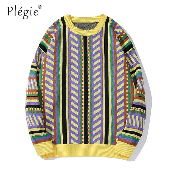 plegie полосатые вязаные зимние пуловеры hip hop hipster повседневный свитер streetwear мужская с длинным рукавом свободные пиджаки топы, White;black
plegie полосатые вязаные зимние пуловеры hip hop hipster повседневный свитер streetwear мужская с длинным рукавом свободные пиджаки топы, White;black