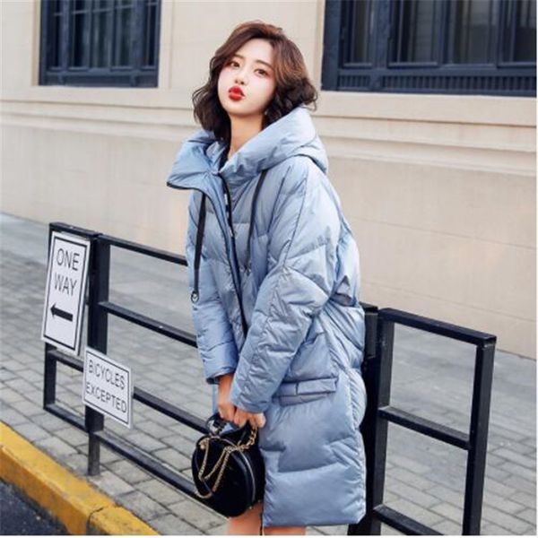 2018 women winter down coats jackets simple white duck down comfortable wild loose women's coat jacket outerwear, Black
2018 women winter down coats jackets simple white duck down comfortable wild loose women's coat jacket outerwear, Black