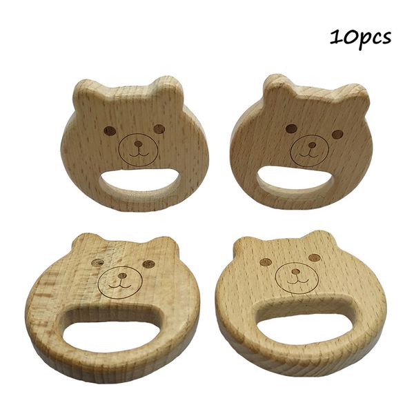 10pcs baby toy beech wooden bear shape baby nursing accessories educational toy for babies wood rattles teethers
10pcs baby toy beech wooden bear shape baby nursing accessories educational toy for babies wood rattles teethers