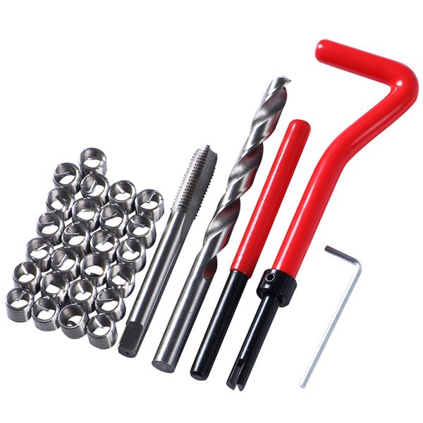 30pcs/set hand tools tap wire insert repair kit cutter twist drill automotive applications wrench thread red
30pcs/set hand tools tap wire insert repair kit cutter twist drill automotive applications wrench thread red