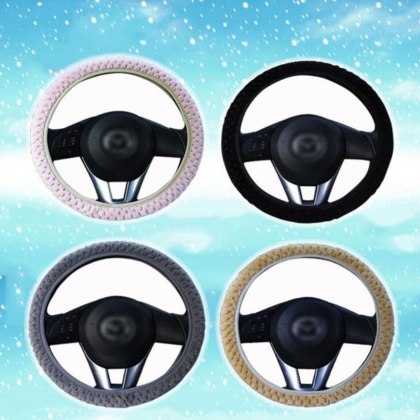 dewtreetali new pearl velvet winter car steering wheel cover universal soft warm plush covers for steering women car interior
dewtreetali new pearl velvet winter car steering wheel cover universal soft warm plush covers for steering women car interior
