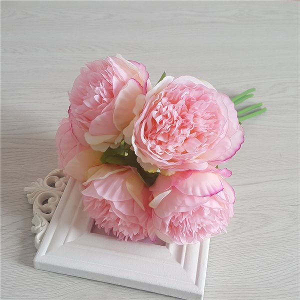 five heads of royal peony european wedding decorative artificial flowers home decoration peony bride holding flowers wholesale
five heads of royal peony european wedding decorative artificial flowers home decoration peony bride holding flowers wholesale
