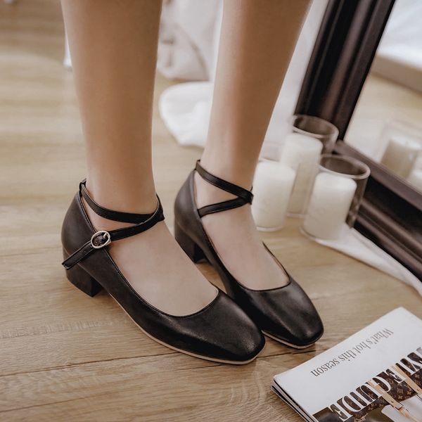 sarairis 2020 nueva moda de talla grande 48 mary janes zapatos de plataforma de mujer tacones cuadrados hebilla correa casual zapatos mujer, Black
sarairis 2020 nueva moda de talla grande 48 mary janes zapatos de plataforma de mujer tacones cuadrados hebilla correa casual zapatos mujer, Black