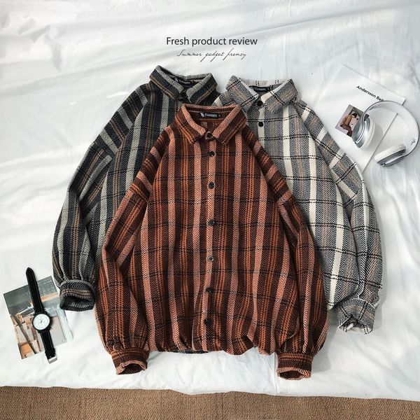 winter woolen shirt men's fashion retro casual woolen jacket coat man streetwear loose long-sleeved shirt male clothes -xl, White;black
winter woolen shirt men's fashion retro casual woolen jacket coat man streetwear loose long-sleeved shirt male clothes -xl, White;black