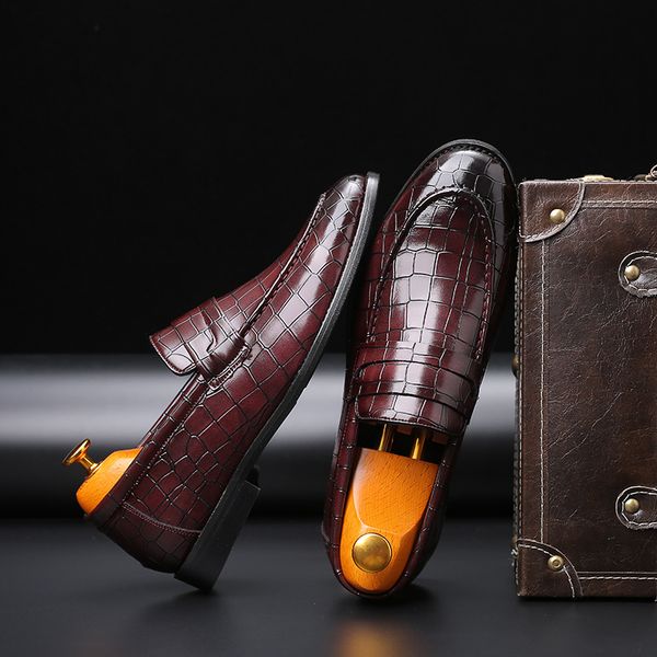 2019 fashion loafers moccasin shoes crocodile pattern pointed toe shoes for men formal oxford italian leather, Black
2019 fashion loafers moccasin shoes crocodile pattern pointed toe shoes for men formal oxford italian leather, Black