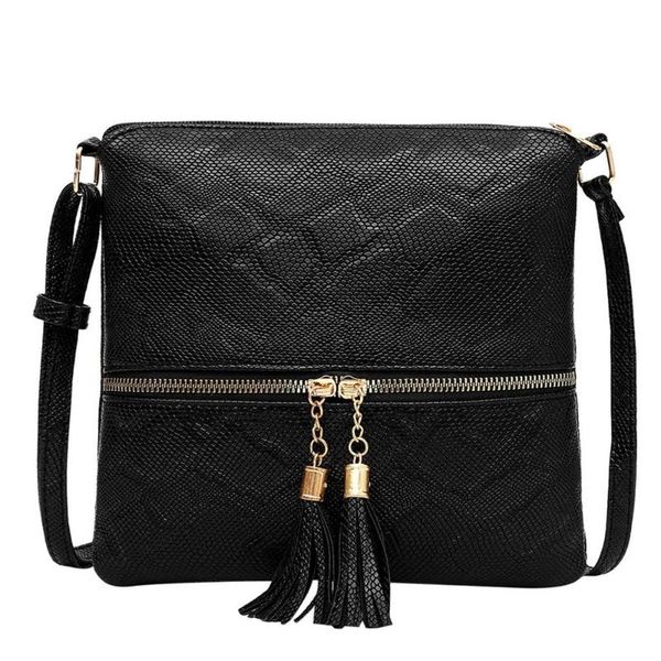 women bag messenger handbag shoulder bag fashion tassel snake printing zipper pure color design casual personality wild h1
women bag messenger handbag shoulder bag fashion tassel snake printing zipper pure color design casual personality wild h1