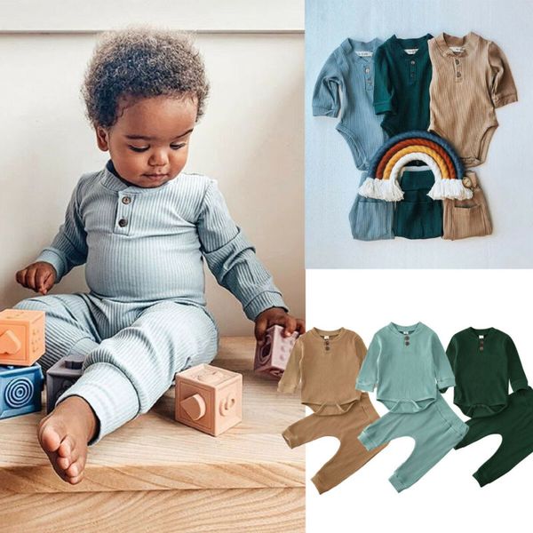 newborn kids baby girl boy ribbed 2pcs sets long sleeve romper+pants leggings solid baby clothes autumn outfits 0-24m, White
newborn kids baby girl boy ribbed 2pcs sets long sleeve romper+pants leggings solid baby clothes autumn outfits 0-24m, White