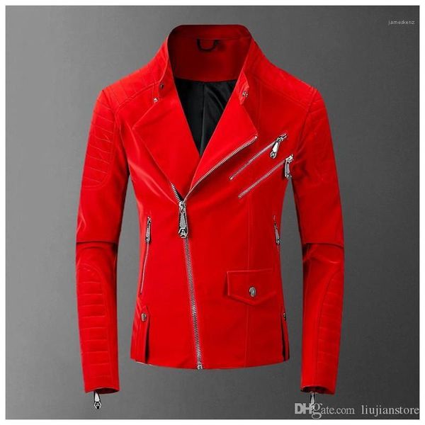 pu coats fashion mens stand collar outerwear casual solid faux leather with zipper autumn mens designer, Black
pu coats fashion mens stand collar outerwear casual solid faux leather with zipper autumn mens designer, Black