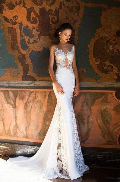 русалка свадебное платье 2020 sexy sheer шеи illusiob назад полное кружева шифон свадебное платье пляж свадебные платья, White 
русалка свадебное платье 2020 sexy sheer шеи illusiob назад полное кружева шифон свадебное платье пляж свадебные платья, White