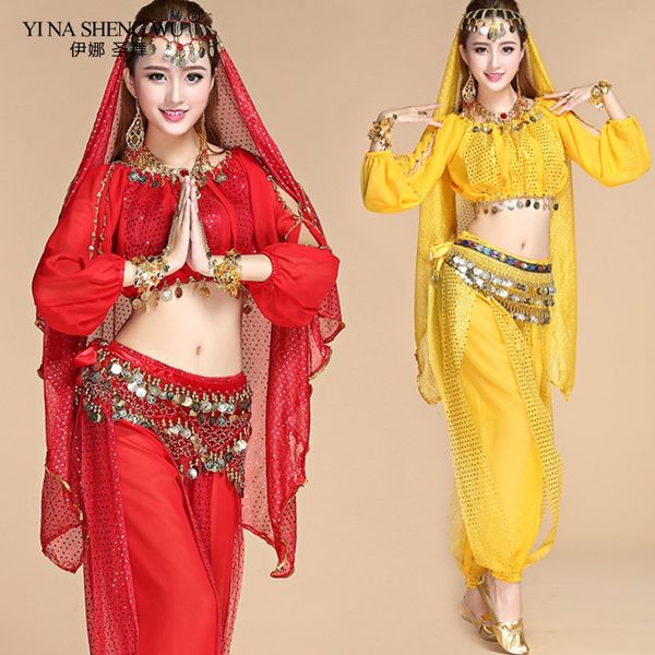 bollywood dance costumes belly dance costumes set for women chiffon bollywood orientale belly costume set 8pcs, Black;red
bollywood dance costumes belly dance costumes set for women chiffon bollywood orientale belly costume set 8pcs, Black;red