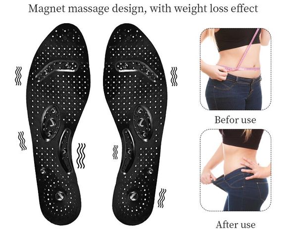 magnetic massage insoles foot acupressure shoe pads therapy slimming insoles for weight loss transparent black blue, White;pink
magnetic massage insoles foot acupressure shoe pads therapy slimming insoles for weight loss transparent black blue, White;pink