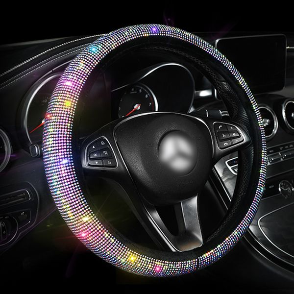 luxury ab crystal car steering wheel covers universal bling bling rhinestones steering wheel cover four seasons car accessori
luxury ab crystal car steering wheel covers universal bling bling rhinestones steering wheel cover four seasons car accessori