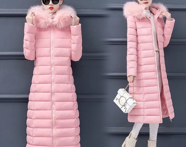 2019 winter coat cotton long section over the knee korean version of the thickening new down cotton pad large size slim large fu, Black
2019 winter coat cotton long section over the knee korean version of the thickening new down cotton pad large size slim large fu, Black