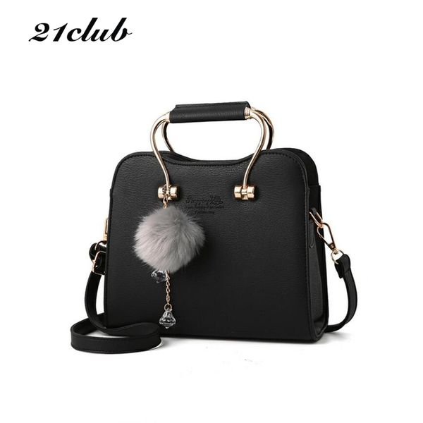 21club brand women chains charming flap solid hairball metal handle handabg new ladies purse messenger crossbody shoulder bags
21club brand women chains charming flap solid hairball metal handle handabg new ladies purse messenger crossbody shoulder bags