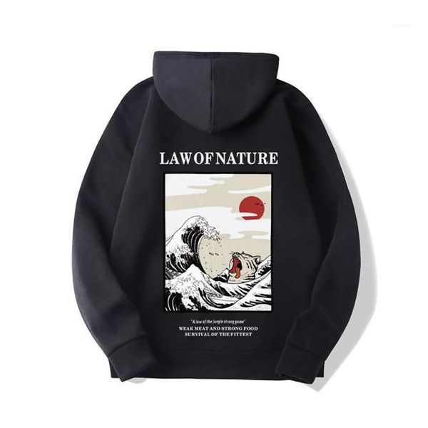 lace up hooded sweater mens autumn designer print sweatshirt japanese cat wave hip hop street casual, Black
lace up hooded sweater mens autumn designer print sweatshirt japanese cat wave hip hop street casual, Black