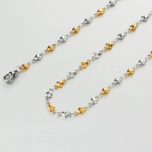chains sweet heart chain necklaces gold silver color stainless steel statement choker charms weeding jewelry for women girls fn37
chains sweet heart chain necklaces gold silver color stainless steel statement choker charms weeding jewelry for women girls fn37