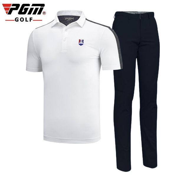 pgm golf clothing men's set 2pcs sports wear trousers male white short sleeve t-shirt (m~xxl) + ball pants (xxs~xxxl) breathable, Black;blue
pgm golf clothing men's set 2pcs sports wear trousers male white short sleeve t-shirt (m~xxl) + ball pants (xxs~xxxl) breathable, Black;blue