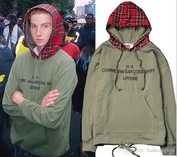 new high street bieber hip hop hoodies mens scottish plaid hooded colorblock cotton terry sweater coat, Black
new high street bieber hip hop hoodies mens scottish plaid hooded colorblock cotton terry sweater coat, Black