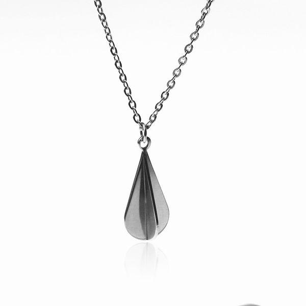 stylish simplicity stainless steel necklace teardrop-shaped pendant charm necklace water droplets charm women clothing jewelry, Silver
stylish simplicity stainless steel necklace teardrop-shaped pendant charm necklace water droplets charm women clothing jewelry, Silver