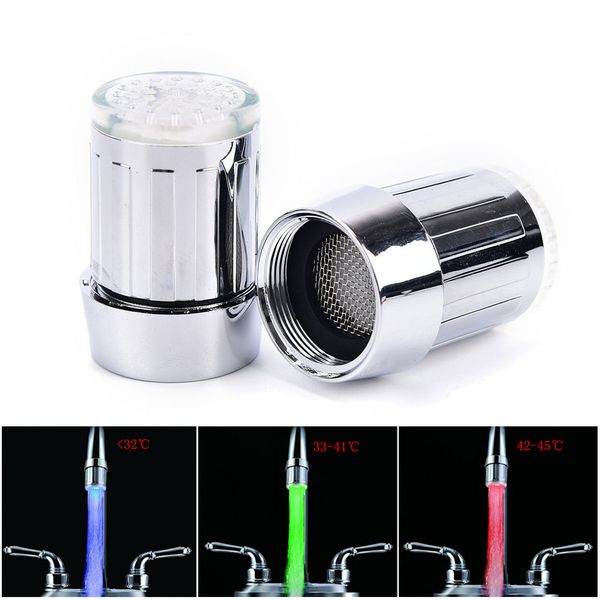 led faucet light temperature sensor water faucet tap rgb glow water shower head stream sink tap torneira bathroom kitchen accs
led faucet light temperature sensor water faucet tap rgb glow water shower head stream sink tap torneira bathroom kitchen accs