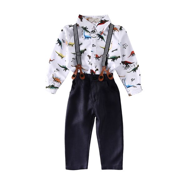 gentleman toddler kids boys sets fashion long sleeve turn-down collar cartoon print shirts blue denim pant braces 3pcs, White
gentleman toddler kids boys sets fashion long sleeve turn-down collar cartoon print shirts blue denim pant braces 3pcs, White