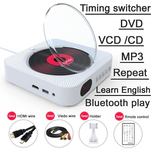 dvd-плеер настенный портативный с hdmi full-hd выход для тв av белый встроенный hifi home audio с пультом дистанционного управления bluetoot
dvd-плеер настенный портативный с hdmi full-hd выход для тв av белый встроенный hifi home audio с пультом дистанционного управления bluetoot