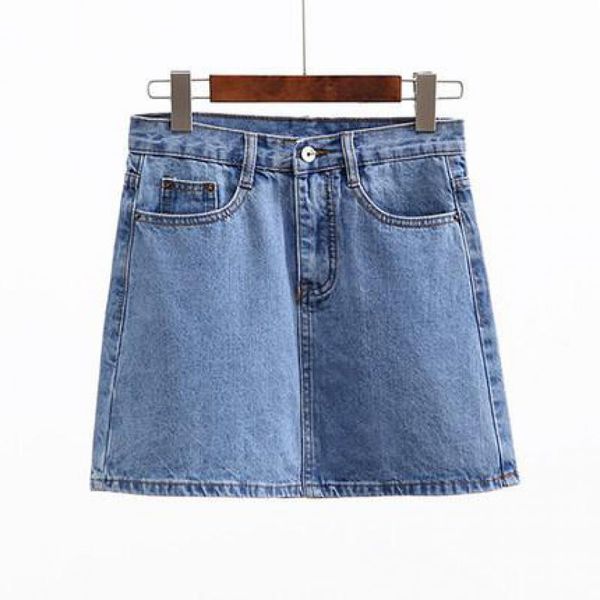 plus size 3xl korean denim skirt womne solid wild joker high waist buttock mini skirt 2019 new summer ladies causal streetwear, Black
plus size 3xl korean denim skirt womne solid wild joker high waist buttock mini skirt 2019 new summer ladies causal streetwear, Black