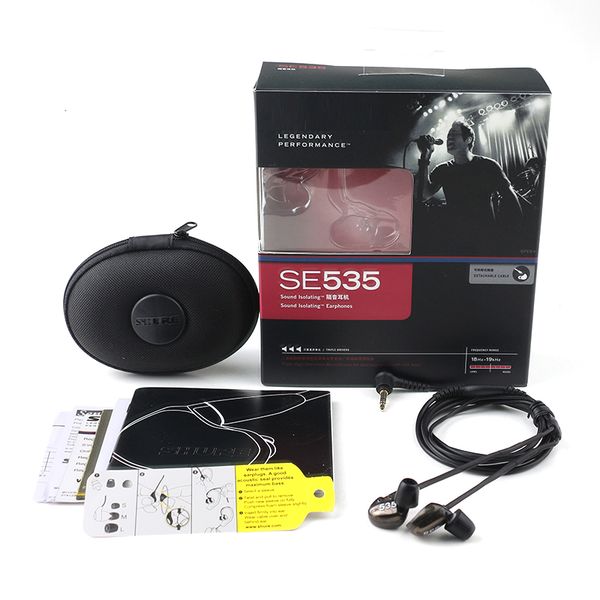 in-ear headphones se535 wired earphones hifi earphones noise cancelling headsets handsheadphones with retail package logo
in-ear headphones se535 wired earphones hifi earphones noise cancelling headsets handsheadphones with retail package logo