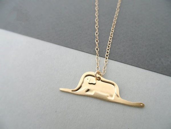 30 baby elephant in snake charm necklace little le petit prince necklace love story cartoon image cute animal jewelry, Silver
30 baby elephant in snake charm necklace little le petit prince necklace love story cartoon image cute animal jewelry, Silver