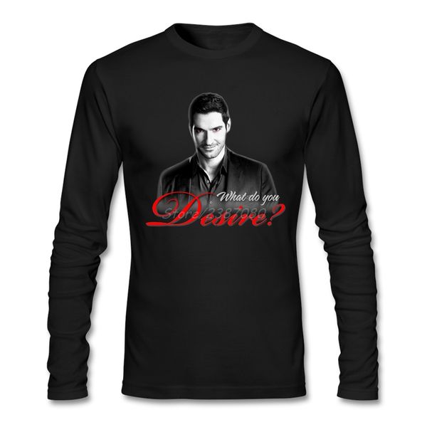 lucifer morningstar t shirt cotton crewneck sleeve what do you desire men's shirt popular couple t shirts for boys, White;black
lucifer morningstar t shirt cotton crewneck sleeve what do you desire men's shirt popular couple t shirts for boys, White;black