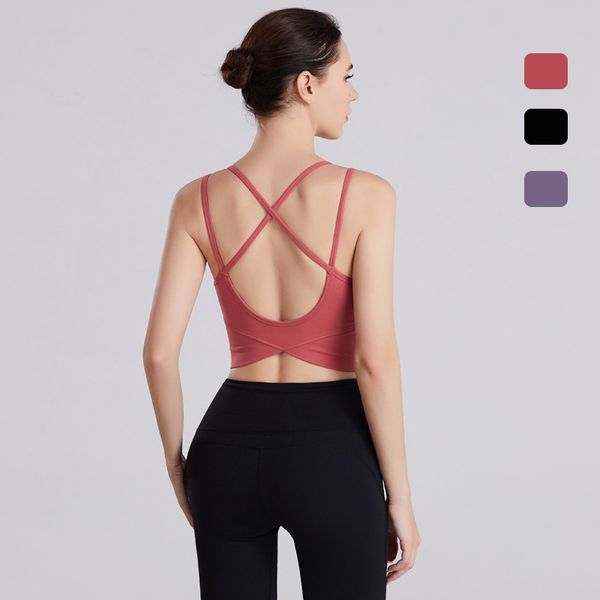 new exercise yoga bra high strength anti gathering exercise beauty back underwear girl sports bra, White;black
new exercise yoga bra high strength anti gathering exercise beauty back underwear girl sports bra, White;black