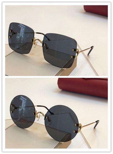 luxury rimless pilot style sunglasses for men women summer golden legs buffalo horn glasses lunettes de soleil with box, White;black
luxury rimless pilot style sunglasses for men women summer golden legs buffalo horn glasses lunettes de soleil with box, White;black