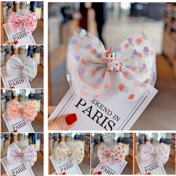 5pcs/lot gauze hair clips glitter heart hair bows hairpins bowknot hairgrips cute unicorn princess headwear accessories, Slivery;white
5pcs/lot gauze hair clips glitter heart hair bows hairpins bowknot hairgrips cute unicorn princess headwear accessories, Slivery;white