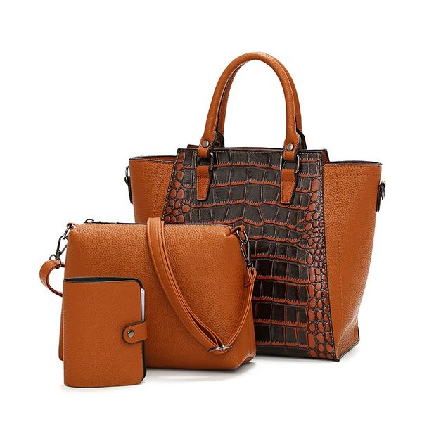 2020luxury ladies handbag multi-function three-piece set mother-bag high-quality leather handbag ladies
2020luxury ladies handbag multi-function three-piece set mother-bag high-quality leather handbag ladies