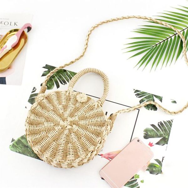 fashion casual large capacity round straw women shoulder bag handmade woven bohemian handbag rattan bag for beach travel
fashion casual large capacity round straw women shoulder bag handmade woven bohemian handbag rattan bag for beach travel
