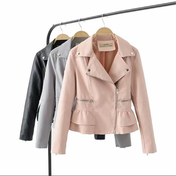 новая осень мода faux женщин кожаные куртки тонкий кожаный bomber jacket мягкий pu велосипедиста пальто 2019, Black
новая осень мода faux женщин кожаные куртки тонкий кожаный bomber jacket мягкий pu велосипедиста пальто 2019, Black