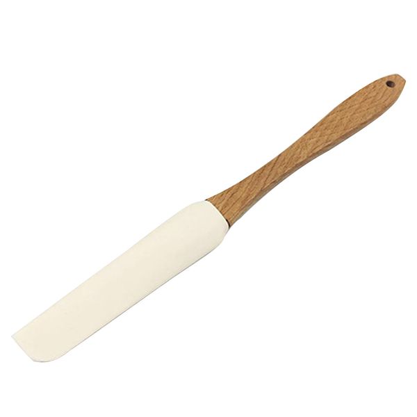 

silicone cooking cream jam baking tool utensil spatula durable multipurpose butter home accessories removable wood handle useful