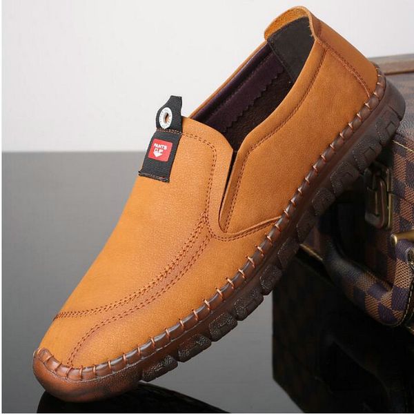 new men's casual flats handmade shoes men casual genuine leather flats driving loafers boat shoes a52-67, Black
new men's casual flats handmade shoes men casual genuine leather flats driving loafers boat shoes a52-67, Black