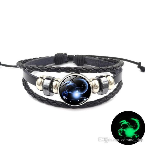 glowing in the dark zodiac bracelet 12 constellations 18mm ginger snap button charm leather woven bracelet for women men fashion jewelry, Golden;silver
glowing in the dark zodiac bracelet 12 constellations 18mm ginger snap button charm leather woven bracelet for women men fashion jewelry, Golden;silver