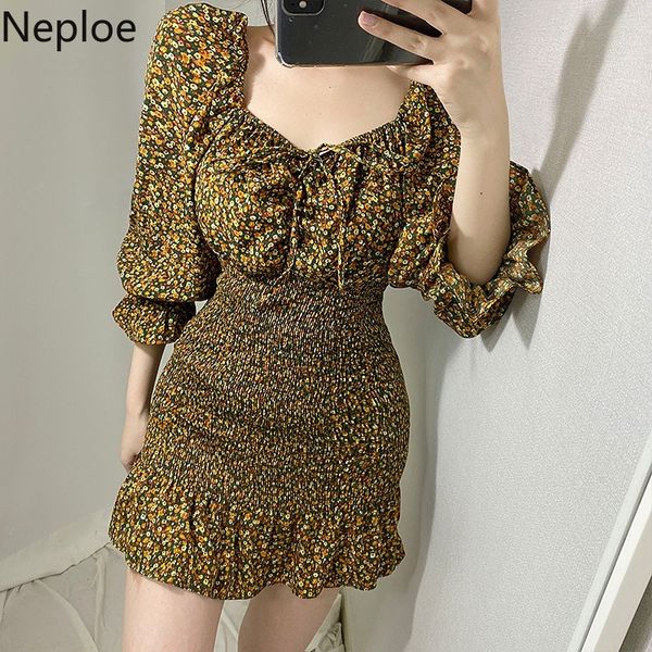neploe flower print dress women fashion slash neck petal sleeve ladies vestidos summer 2020 casual slim bodycon dresses 1c390, Black;gray
neploe flower print dress women fashion slash neck petal sleeve ladies vestidos summer 2020 casual slim bodycon dresses 1c390, Black;gray