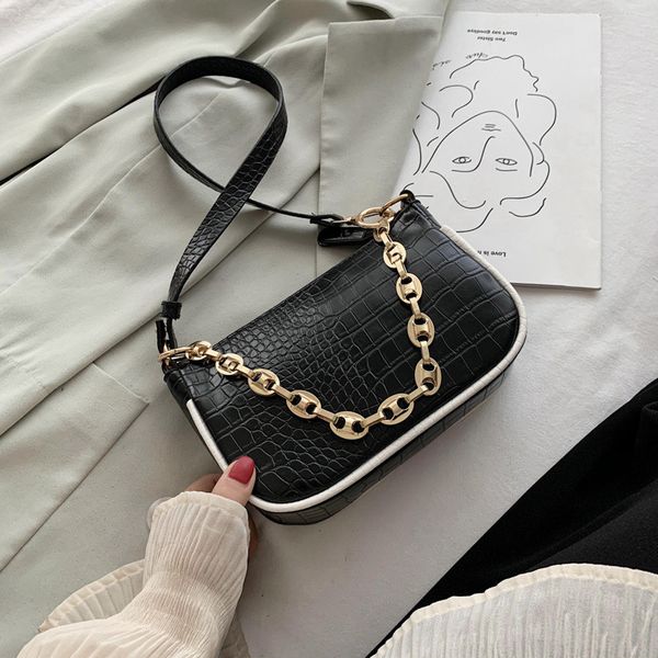 2020 fashion crocodile pattern bags for women chain pu leather shoulder messenger bag female ladies handbags sac
2020 fashion crocodile pattern bags for women chain pu leather shoulder messenger bag female ladies handbags sac