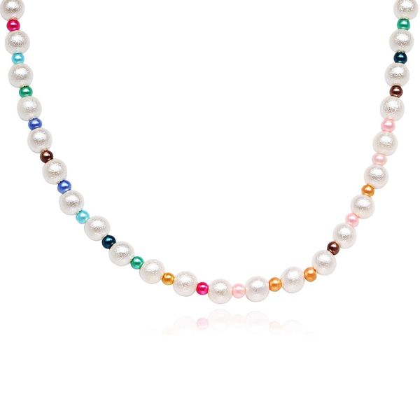 natural pearl colorful short style necklace jewelry 2018 fashion necklaces for women, Golden;silver
natural pearl colorful short style necklace jewelry 2018 fashion necklaces for women, Golden;silver