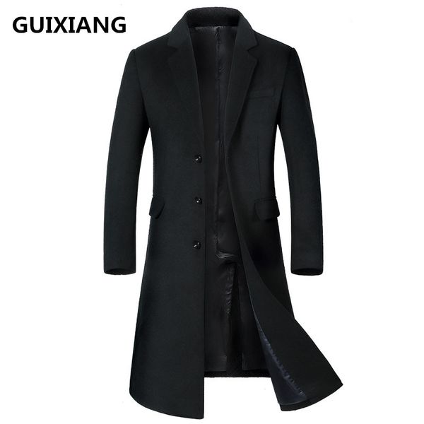 2018 winter overcoat men's fashion long style woolen trench coat jacket men's casual coats jackets wool outerwear men windbreak, Black
2018 winter overcoat men's fashion long style woolen trench coat jacket men's casual coats jackets wool outerwear men windbreak, Black