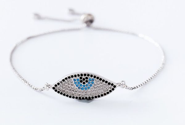 gold silver rose gold chain turkish eye bracelet micro pave cz zircon rope adjusted macrame bracelet gd3423 charm bangles, Black
gold silver rose gold chain turkish eye bracelet micro pave cz zircon rope adjusted macrame bracelet gd3423 charm bangles, Black
