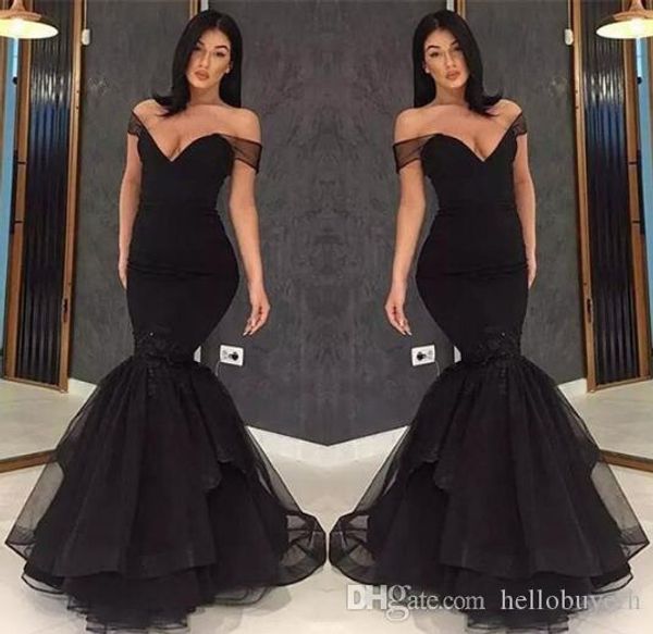 new black mermaid prom dresses deep v-neck long cocktail party organza evening gowns custom vestidos de soiree
new black mermaid prom dresses deep v-neck long cocktail party organza evening gowns custom vestidos de soiree