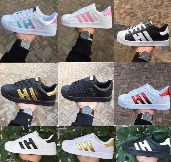 fashion men's women's superstar smith stan shoes white shoe laser dazzle colour superstar shell head casual flats shoe, Black
fashion men's women's superstar smith stan shoes white shoe laser dazzle colour superstar shell head casual flats shoe, Black