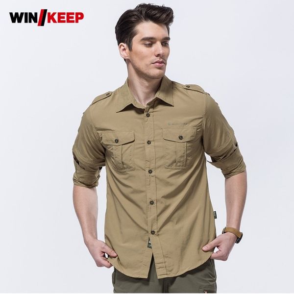 men summer quick dry hiking shirt removable fishing hunting shirts breathable climbing outdoor sportswear large size m-4xl, Gray;blue
men summer quick dry hiking shirt removable fishing hunting shirts breathable climbing outdoor sportswear large size m-4xl, Gray;blue