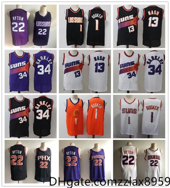 mens phoenix nba suns throwback steve 13 nash charles 34 barkley devin 1 booker deandre 22 ayton basketball jersey red, Black;red
mens phoenix nba suns throwback steve 13 nash charles 34 barkley devin 1 booker deandre 22 ayton basketball jersey red, Black;red